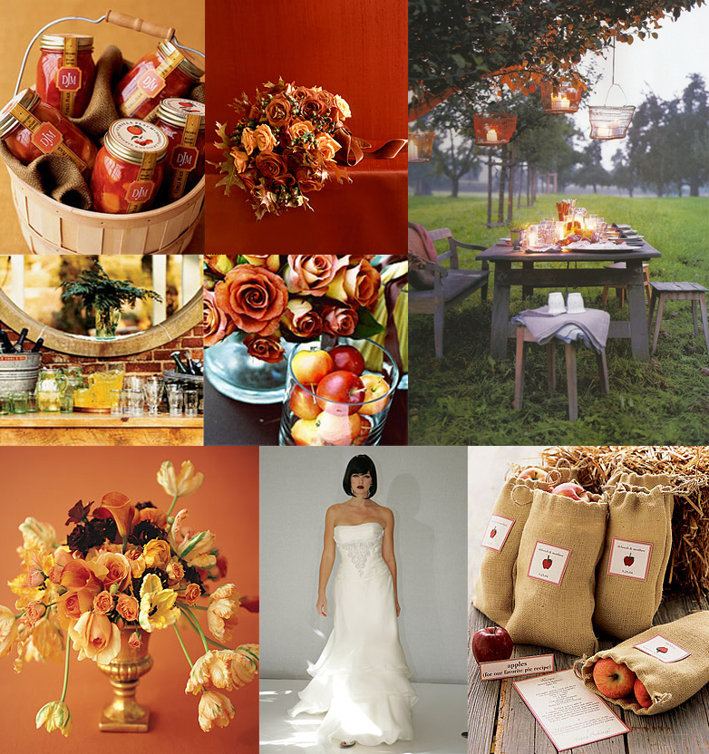 Today I have a roundup of beautiful fall wedding boards inspired by the