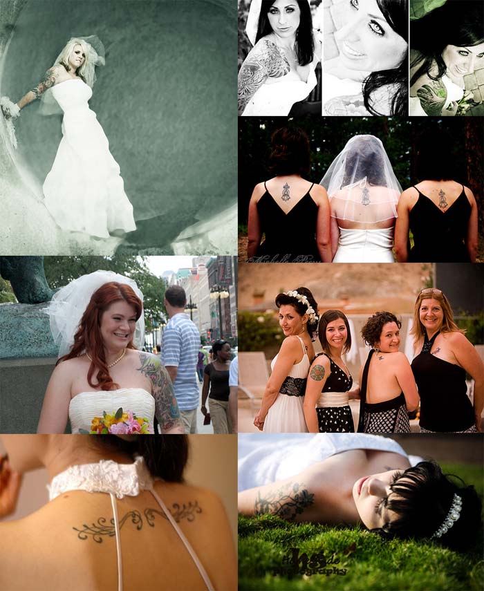 Flickr search “tattoo bride” and you come up with thousands of pictures.