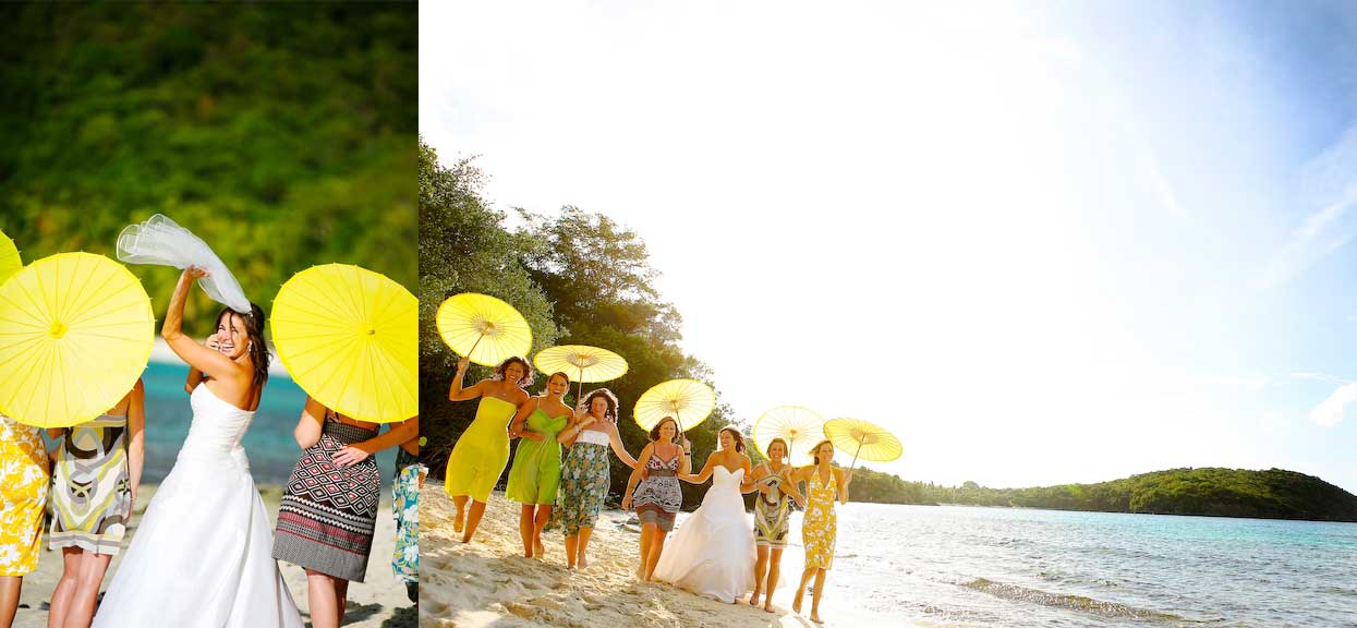 angelarob6 beach parasol wedding photos