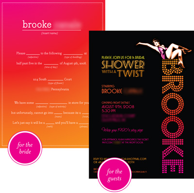 bridal shower invitations