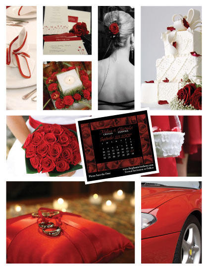 redib retro red white black inspiration board