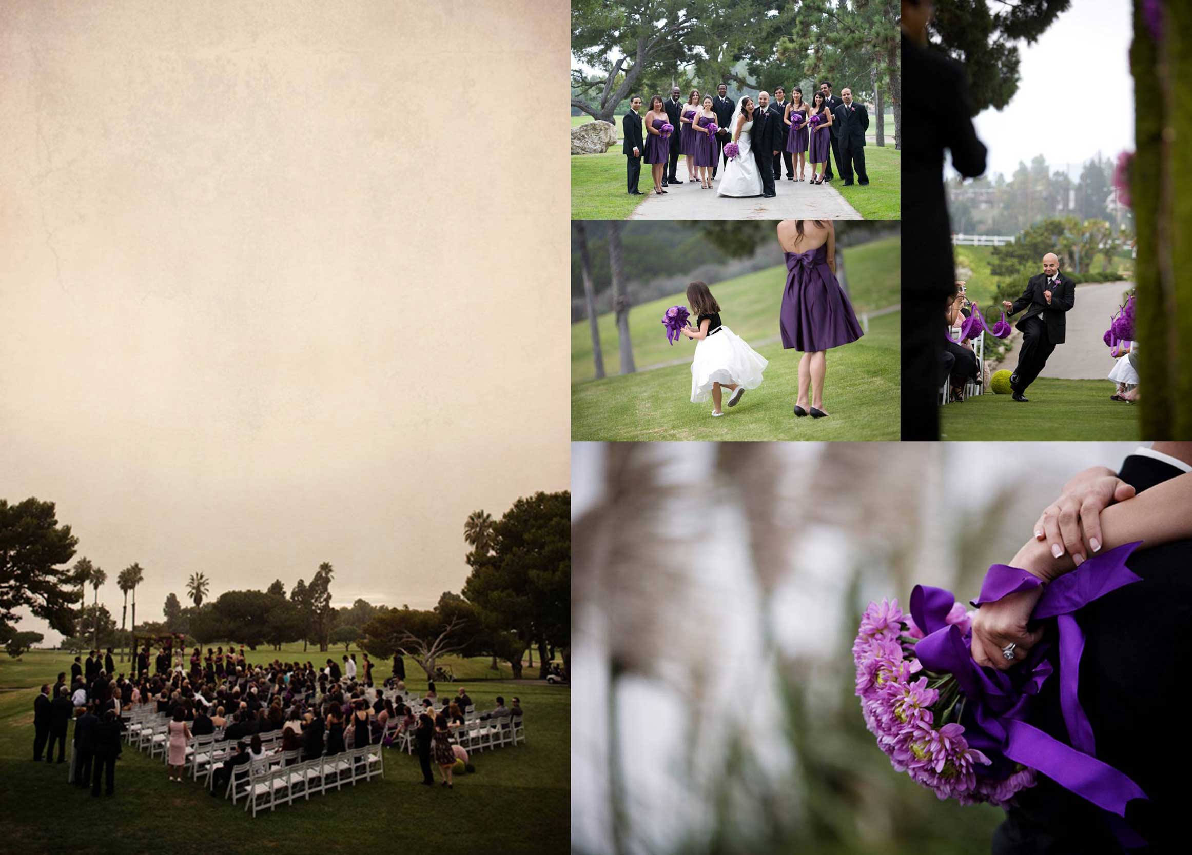 julie16new purple outdoor wedding ceremony