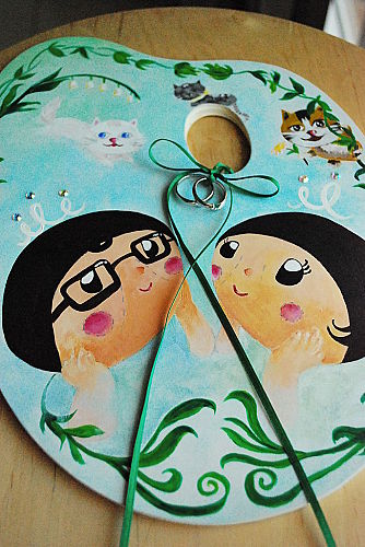 painted ring palette painted ring palette