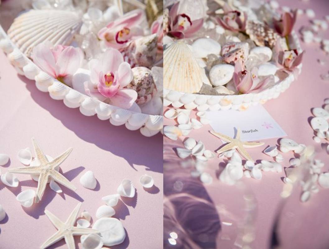 DIY seashell wedding DIY seashell wedding
