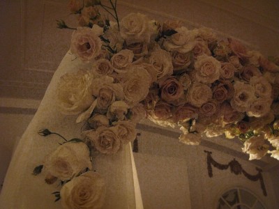 floral arch detail