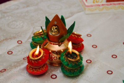Indian invitation ceremony DIY decor