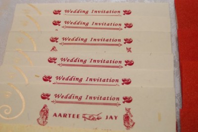 DIY Indian wedding invitations