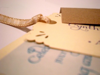 save the date bookmark