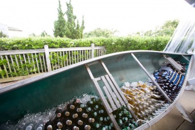 canoe full of beer canoe full of beer