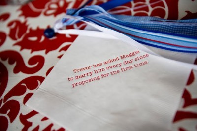 printed cocktail napkins with wedding trivia printed cocktail napkins with wedding trivia