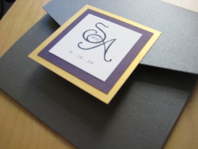 Outside of the invitation