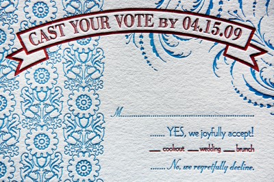 RSVP up close and personal