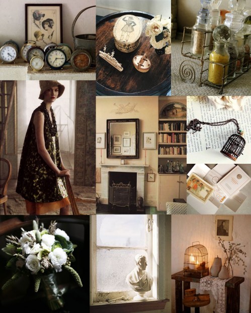 vintage-treasures-green-brown-wedding-inspiration-board vintage-treasures-green-brown-wedding-inspiration-board