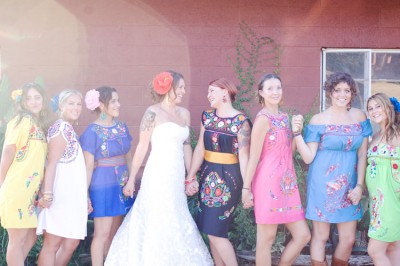 bridesmaids-mexican-peasant-dresses-cowboy-boots bridesmaids-mexican-peasant-dresses-cowboy-boots