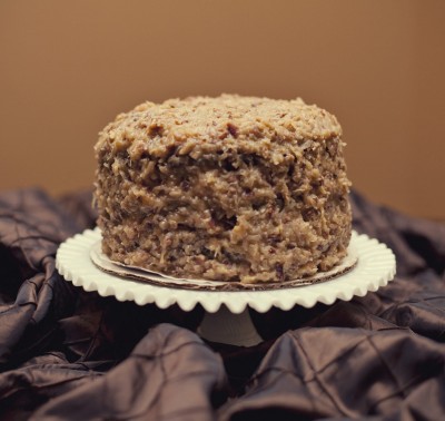homemade-german-chocolate-cake-for-wedding-cake-buffet