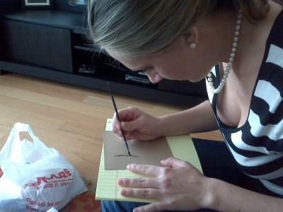 Monogram cards