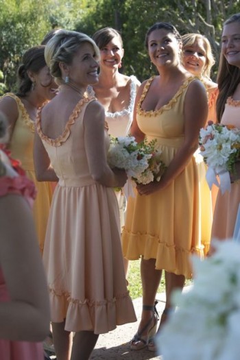 mismatched-bridesmaids-dresses2 { photo by Lisa Franchot via Style Me Pretty 