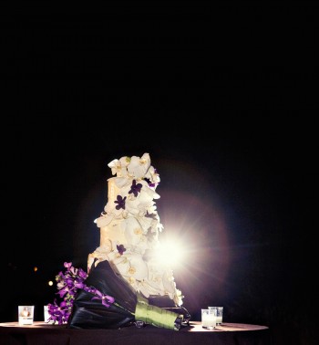 purple-white-orchid-wedding-cake