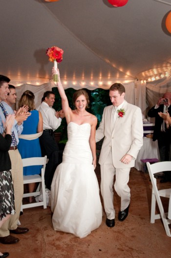 bride and groom entrance