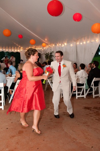 wedding party entrance