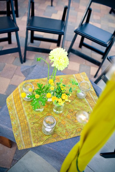 green-and-yellow-wedding-reception-sari-fabric-tablecloth green-and-yellow-wedding-reception-sari-fabric-tablecloth