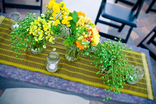 yellow-green-diy-wedding-centerpieces yellow-green-diy-wedding-centerpieces