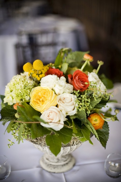 yellow-white-pink-centerpieces yellow-white-pink-centerpieces
