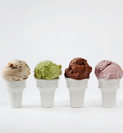 porcelain-ice-cream-cones