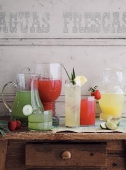 citrus-drink-display-wedding-ideas