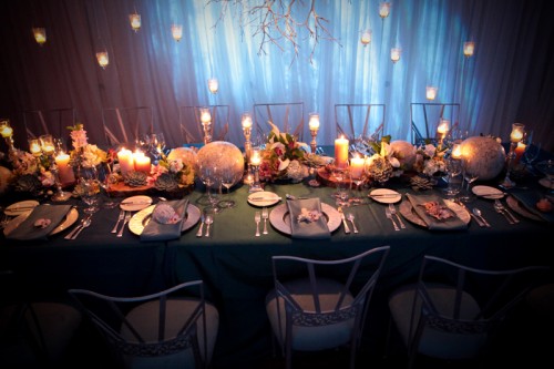 wedding Modern Ocean Theme Banquet Table Centerpiece