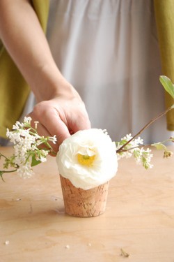 DIY Lilac Narssicus Jasmine Wedding Flowers