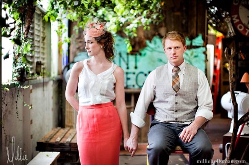 Vintage Flea Market Engagement Photos-08