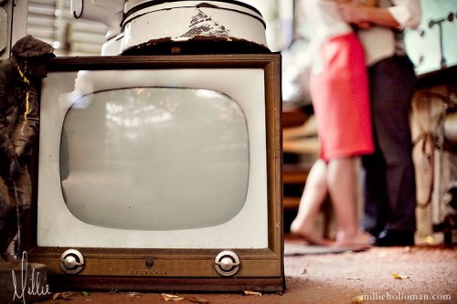 Vintage Flea Market Engagement Photos-12