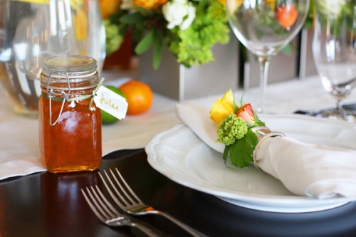 Citrus Tabletop Place Setting