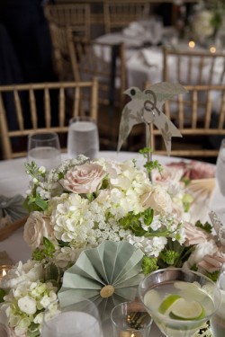 Pink and Green Birds and Pinwheels Wedding Ideas