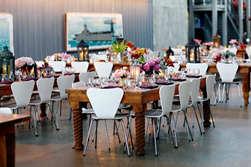 Purple Vintage Tabletop Evantine Design