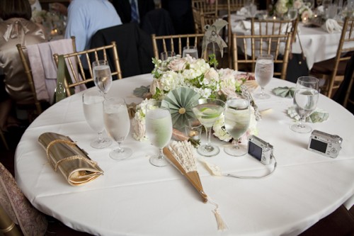 Southern Wedding Ideas Pinwheels and Fans