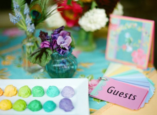 Art and Painting Theme Wedding Ideas