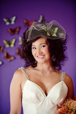 Butterfly Birdcage Veil