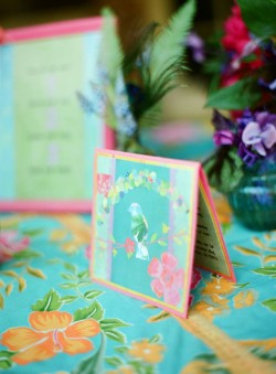 Caribbean Theme Wedding Invitation