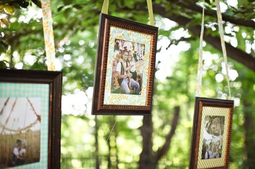 Framed Fabric Matted Photos