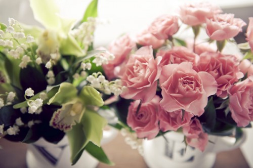 Garden Rose Miniature Centerpieces