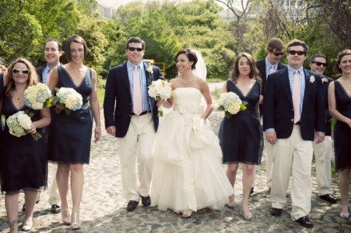 Navy Wedding Party