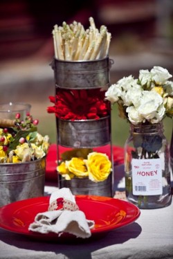 Red Farm Wedding Ideas