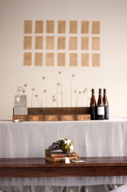 Yellow Gray and Brown Wedding
