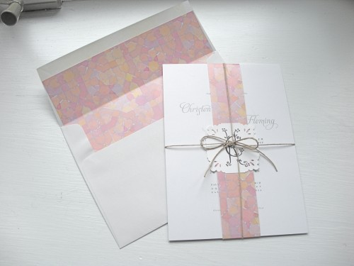 wedding invitation liner