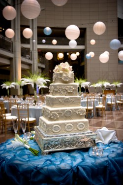 White Tiered Cake