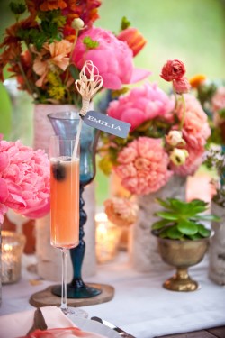 Elegant Peony and Poppy Centerpiece