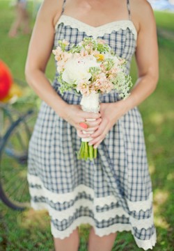 Peach and Green Garden Bouquet Peach and Green Garden Bouquet