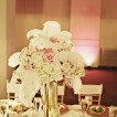 Tall Pink Feather Centerpiece